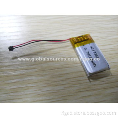 Electronic device 3.7V/170mAh RIG401730P model Lithium polymer battery
